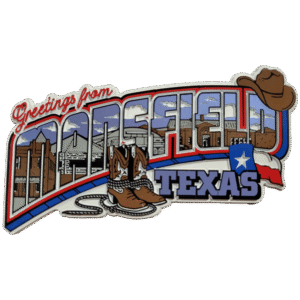image Greetings from Mansfield, Texas magnet